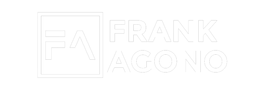 frank agono logo white
